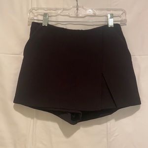 Black envelope skirt